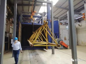 龐源租賃 塔機再制造整線聯(lián)動調(diào)試成功